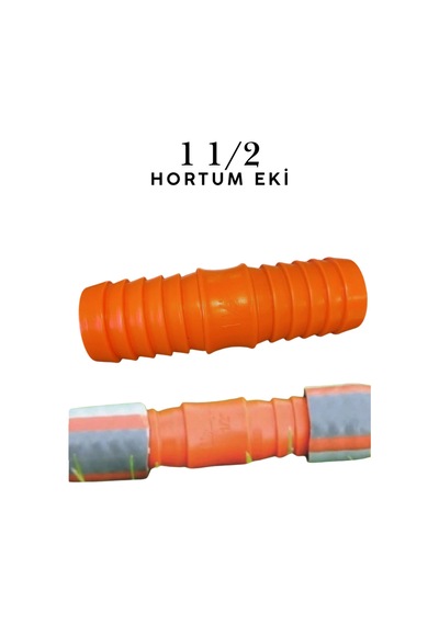 Hortum Bağlantı Aparatı Eki 1" 1/2 Bahçe Hortum Ucu Plastik Adaptörü Hortum Eki Diğer