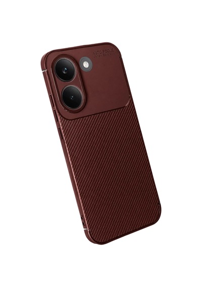 Xiaomi Poco X8 Pro Uyumlu Auto Focus Karbon Kapak - Bordo