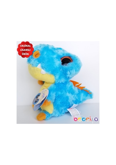 Yoohoo Lisanslı Peluş Dinozor T-rex Peluş 20cm Mavi Dinazor Peluş