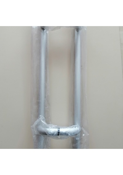 Alüminyum Köşeli Tip H Kol 70 Cm Boyunda Delik Merkezi 50 Cm Dir Gri Eloksal