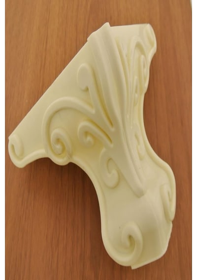 Azimkarhirdavat Sarmaşık Mat Krem Lükens Ayak 14 Cm