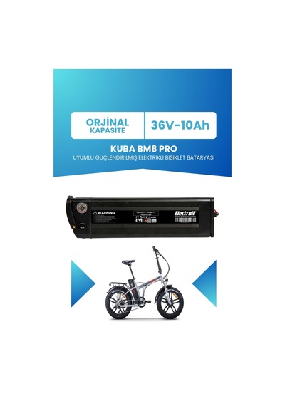 Kuba Bm8 Pro Uyumlu 36v 10ah Güçlendirilmiş Batarya