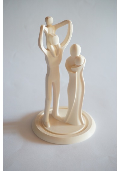 Aile Biblo Dekorasyon Sevgililer Günü 20 Cm - Dekoratif Biblo Ve 3d Maket Obje 20cm