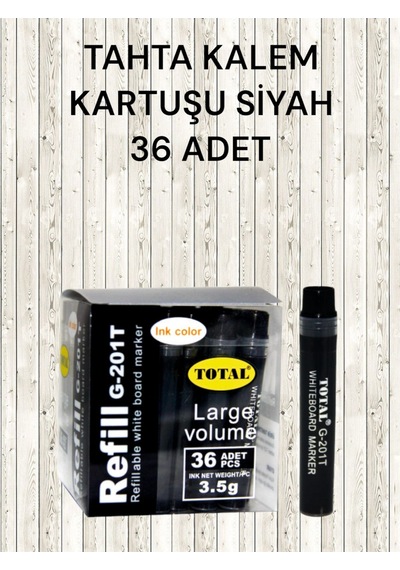 Tahta Kalem Kartuşu 36 Adet Kırmızı
