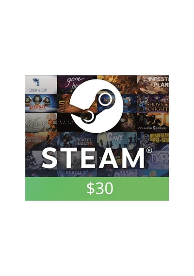 Steam Cüzdan Bakiyesi 30 Usd Hediye Kartı Gift Card