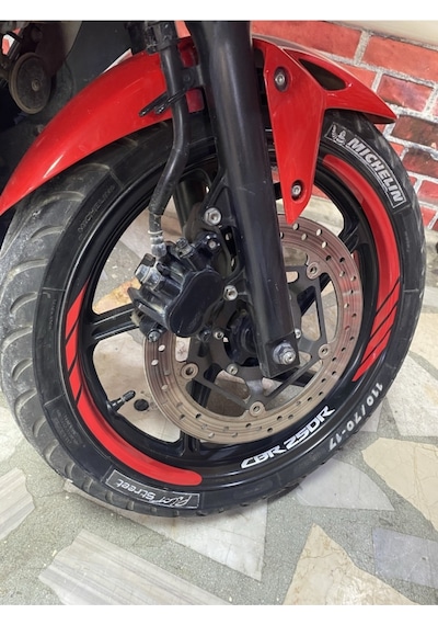 Yeni Özel Motosiklet Jant Şeridi Honda Cbr 250r Sağ-sol/ön-arka