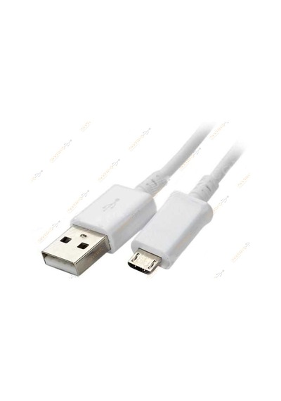 Samsung Uyumlu Micro Usb Data Şarj Kablo Beyaz