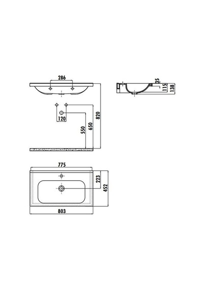 Creavit Id080 Ideal Dolap Uyumlu Lavabo 45 x 80 CM Beyaz
