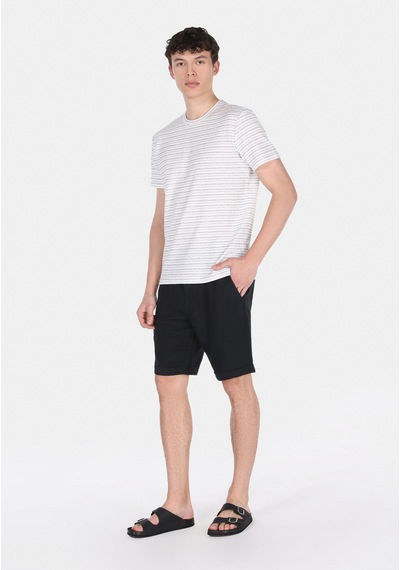 Colin's Colins Regular Fit Yuvarlak Yaka Çizgili Erkek Siyah Kısa Kol Tişört Cl1074210 Q1.v2 Bks Black Stripe Colin's Colins Regular Fit Yuvarlak Yaka Çizgili Erkek Siyah Kısa Kol Tişört Cl1074210 Q1.v2 Bks Black Stripe
