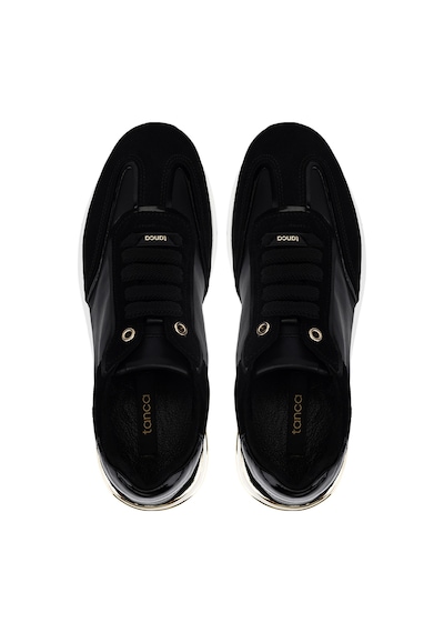 Tamer Tanca Kadın Hakiki Deri Siyah Süet Sneakers & Spor Ayakkabı 298 7095 Bn Ayk Y26 Sıyah Suet