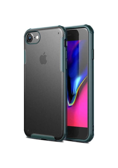 Apple Uyumlu iPhone 7 Kılıf Zore Volks Kapak Koyu Yeşil