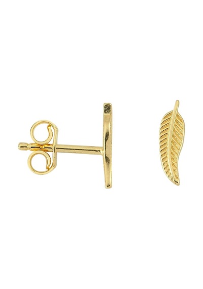 14 Ayar Altın Yaprak Küpe 0,84 Gr-5155