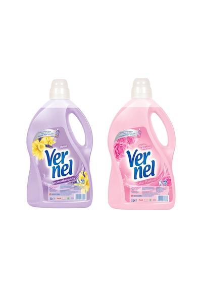 Vernel Çamaşır Yumuşatıcı 3 Lt Relax Ve Gülün Büyüsü 2 Li 2'li Set