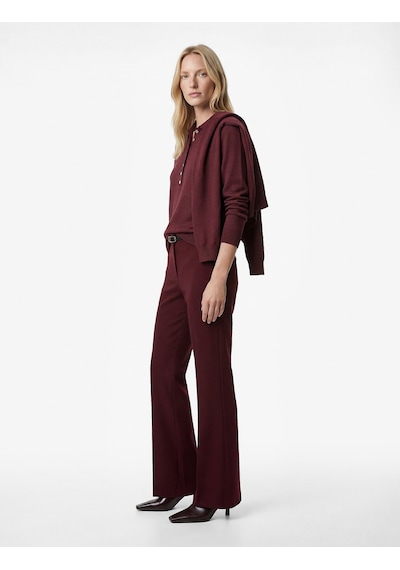Koton Slim Fit Cepli Viskon Karışımlı Kemer Detaylı İspanyol Paça Pantolon Bordo 6wak40203uw Bordo Koton Slim Fit Cepli Viskon Karışımlı Kemer Detaylı İspanyol Paça Pantolon Bordo 6wak40203uw Bordo