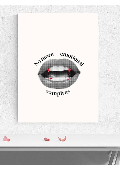 Tr Bites Duygusal Vampirler Motivasyon Poster - Afiş - Ofis Çalışma Odası Dekorasyon Diğer