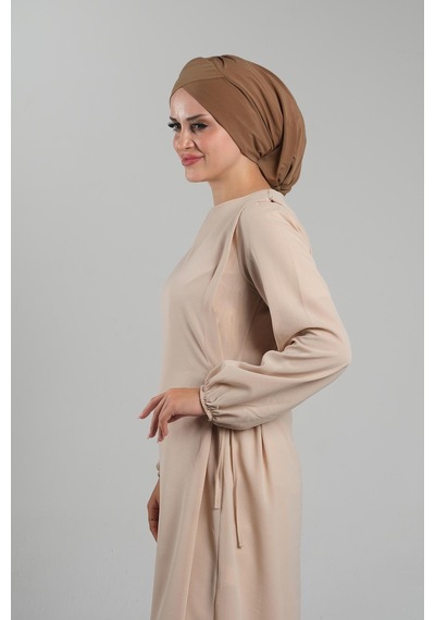 Hürrem Bone Taba Pratik Hazır Geçmeli Tesettür Bone Sandy Kumaş Büzgülü 2114 33 Taba Hürrem Bone Taba Pratik Hazır Geçmeli Tesettür Bone Sandy Kumaş Büzgülü 2114 33 Taba