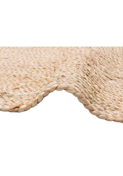 Natura Nt10 Çerçeve Desenli Jüt El Dokuma Bej Modern Halı