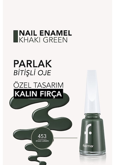 Flormar Nail Enamel Parlak Bitişli Oje 453