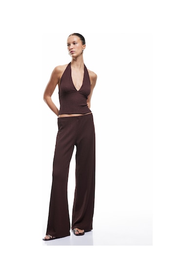 Koton Bürümcük Kumaş Dokulu Slim Fit Sırt Dekolteli Halter Yaka Bluz Kahverengi 5sak10684ek Kahve Koton Bürümcük Kumaş Dokulu Slim Fit Sırt Dekolteli Halter Yaka Bluz Kahverengi 5sak10684ek Kahve