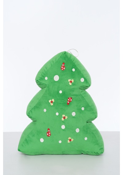 Peluş Christmas Ağaç 45 Cm Yastık Oyuncak Yeşil