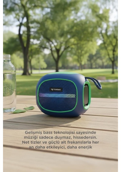 Torima D90 Taşınabilir Bluetooth Hoparlör Mavi