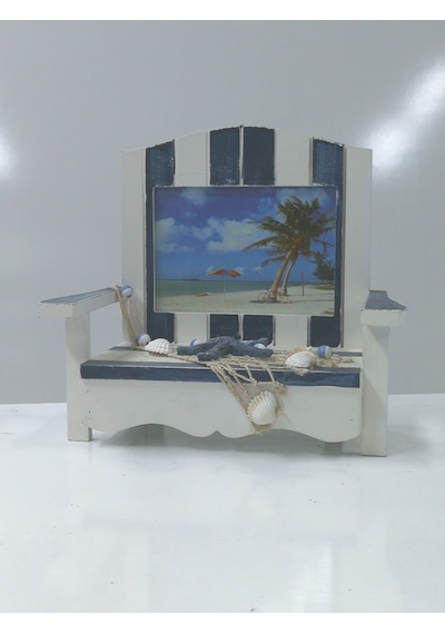 Ahşap Koltuk Sandalye Tasarım Fotoğraf Resim Çerçeve 22x22x11
