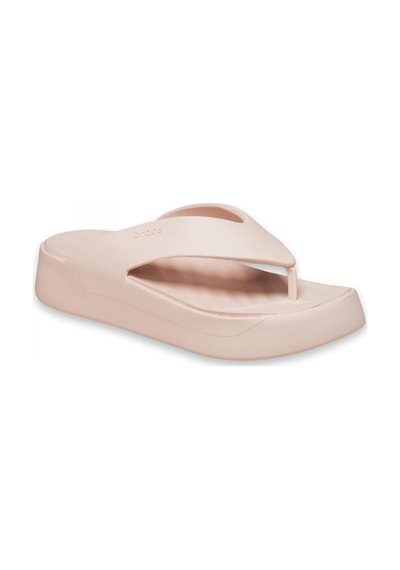 Crocs 209410 Getaway Platform Flip Pudra Kadın Terlik Pudra