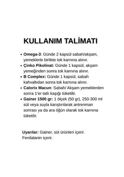 Özel Seti- Medium Paket
