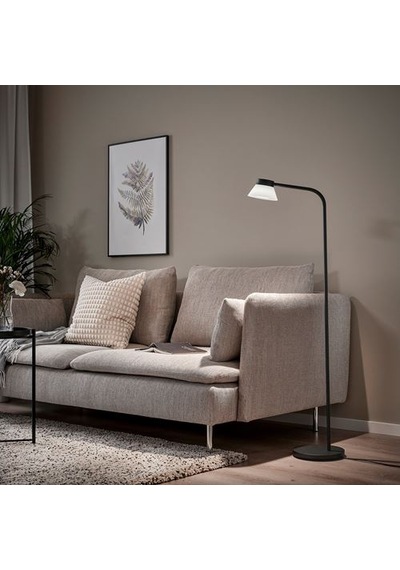 Ikea Sambord Yer Ve Okuma Lambası, Siyah-beyaz, 115 Cm Diğer