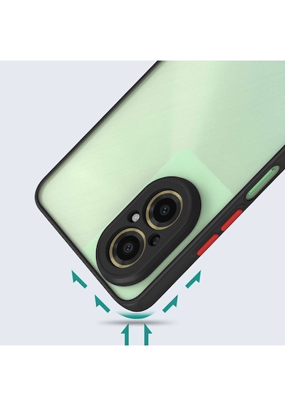 Mobilefix Realme 12 Lite Kılıf Hux Kapak - Lacivert Lacivert