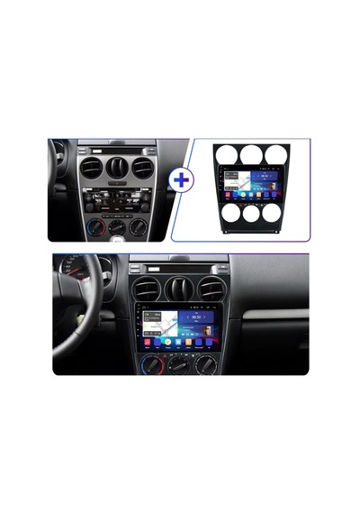 Mazda 6 Android Multimedya Sistemi 4-64 Cadence R18 2004-2012 Ön Kayıt Kamera Hediyeli Diğer