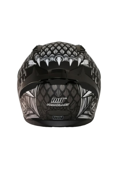 Motoanl Motosiklet Ece 22.r06 Sertifikalı Double Vizör Full Face Kask Draglax Grey Siyah - Gri