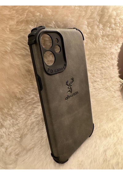 Apple Uyumlu iPhone 12 Mini İle Ultra Yumuşak Dokulu Ve Köşe Korumalı Telefon Kılıfı Gri
