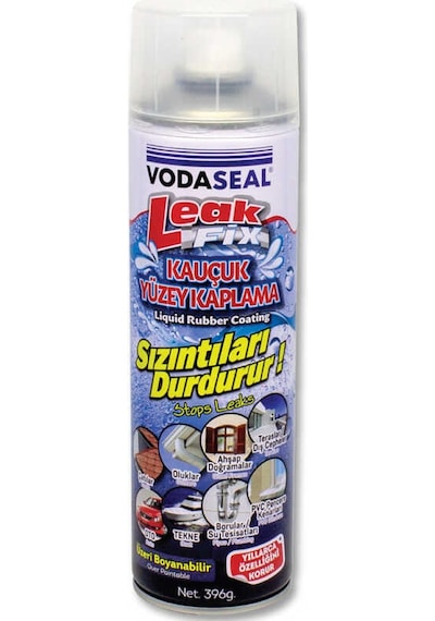 Vodaseal Leak Fix Kauçuk İzolasyon Spreyi 396 G Şeffaf