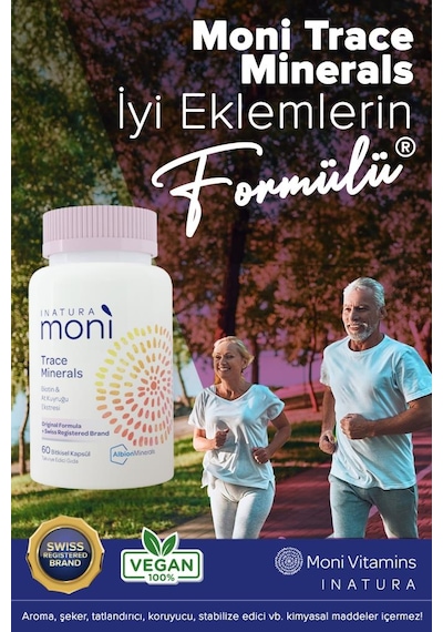 Inatura Moni Trace Minerals Biotin & At Kuyruğu Ekstresi 120 Kapsül