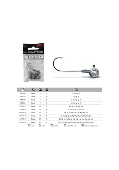 Jaxon Sumato Lrf Jighead Silver 4