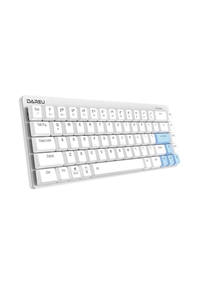 Ek868 White %65 Red Low-profile Switch Bluetooth İngilizce Mekanik Gaming Klavye