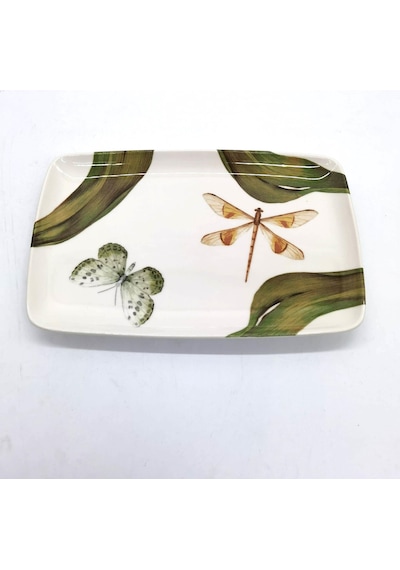 The Mia Blanche Dikdörtgen Servis Tabağı 33 x 21 Cm Bln0006
