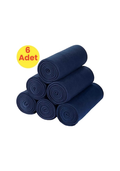 Tezzgelsin Cafe Restaurant Polar Şal 6 Adet 70 X 180 Cm Lacivert