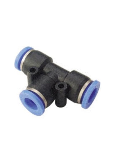 6mm Mini Te Pnömatik Fittings