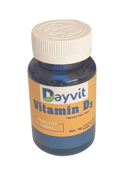 Dayvit Vitamin D3 1000IU 100 Kapsül