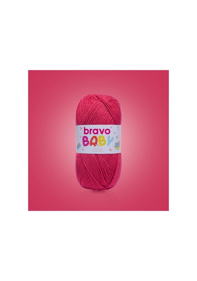 Baby Tüylenmez Anti Pilling Bebek Yünü 100 Gr 250 Metre Renk Kodu: 520 Nar Çiçeği
