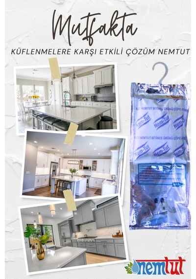 Nem Alıcı Rutubet Giderici Koku Giderici Küf Ve Korozyon Önleyici 1 Kg 1 Kutu 2 Paket