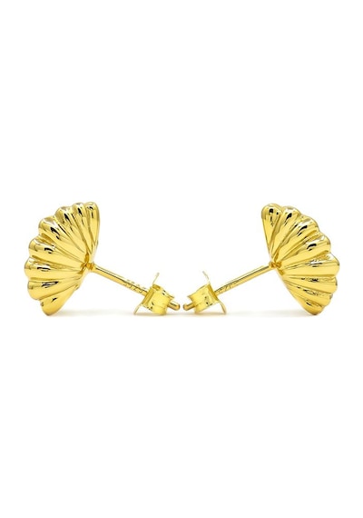 İnci Su Gümüş Küpe-743 Gold