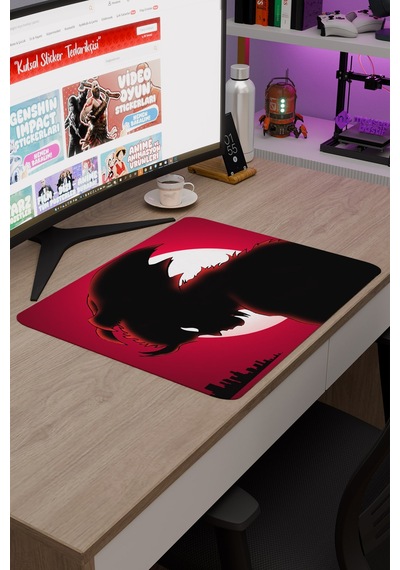 Devilman Crybaby Anime V3 - 48x40 Xl Gaming Kauçuk Kaymaz Taban Mouse Pad Fare Altlığı