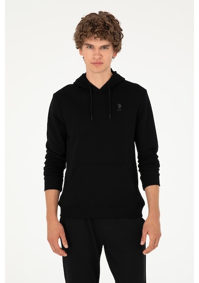 U.s. Polo Assn. Erkek Siyah Sweatshirt 50295167-vr046 Siyah