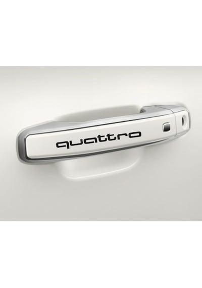 Audi Quattro Kapı Kolu Araç Sticker Yapıştırma 8Ad