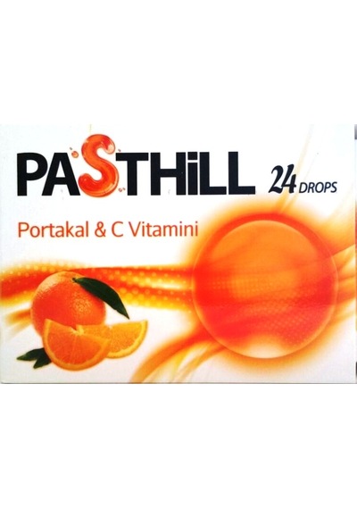 Pasthill Portakal C Vit. 24 Pastil