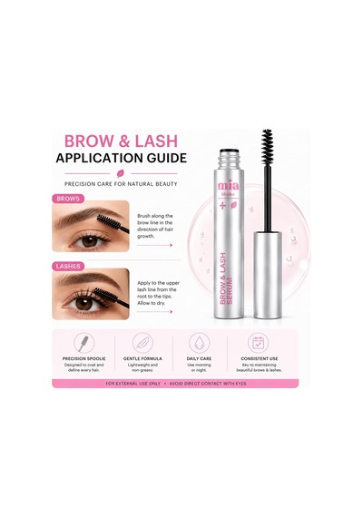 Su Bazlı Kaş & Kirpik Serumu Keratin, Biotin & Peptit 6ml