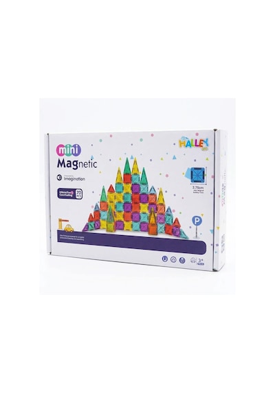 Magnet Mini Yapı Blok Seti 70 Parça - 3.75 Cm Eğitici Manyetik Bloklar